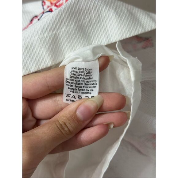 NWOT Janie & Jack Elephant Pique Empire Waist Baby Girl  Dress 12-18 Months - Picture 6 of 12